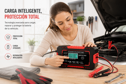 AutoCharge Smart™ CARGADOR REPARADOR DE BATERIAS PARA AUTO